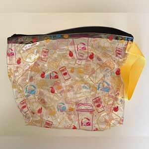 Taco Bell Live Más Swag - Clear Bag w/ Zipper & Handle – New 🔥